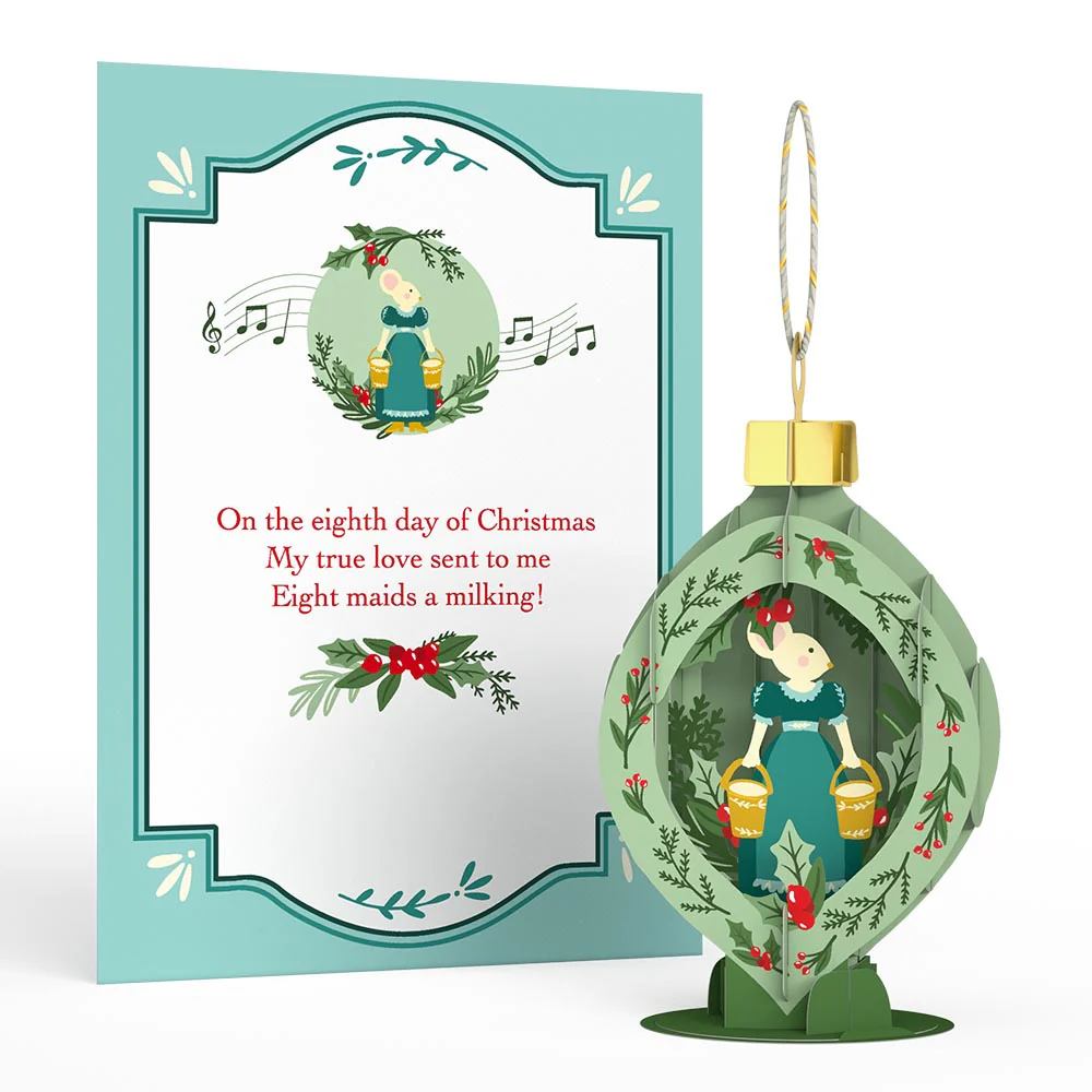 12 Days of Christmas Merry Ornament Set - Image 10