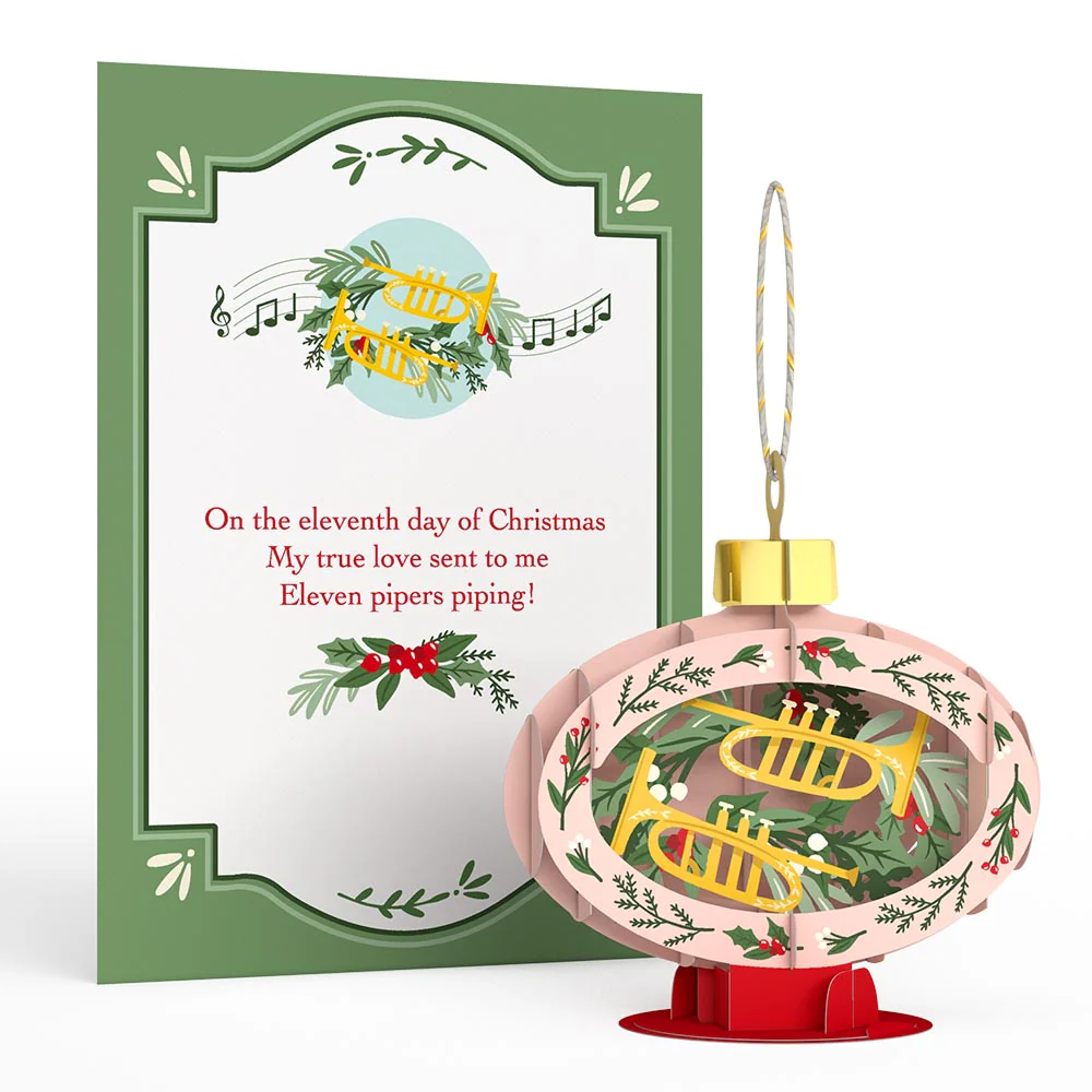 12 Days of Christmas Merry Ornament Set - Image 13