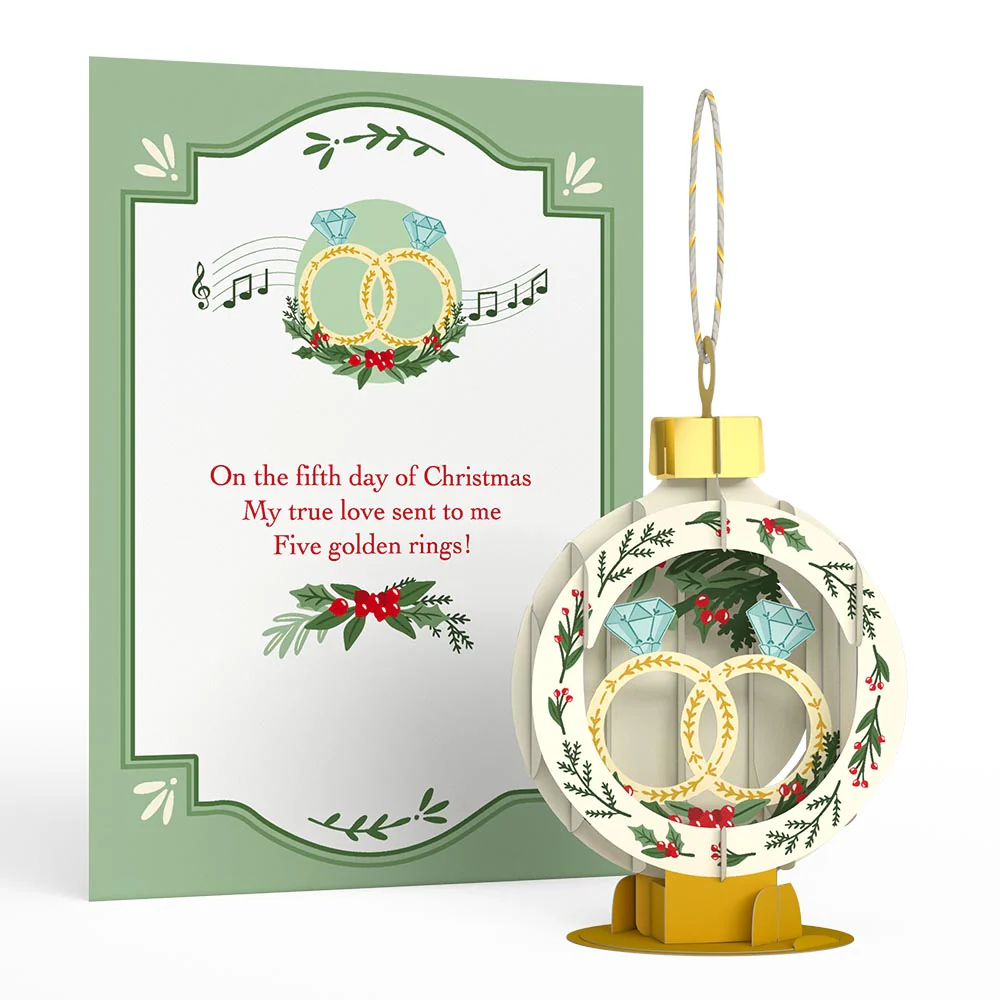 12 Days of Christmas Merry Ornament Set - Image 7