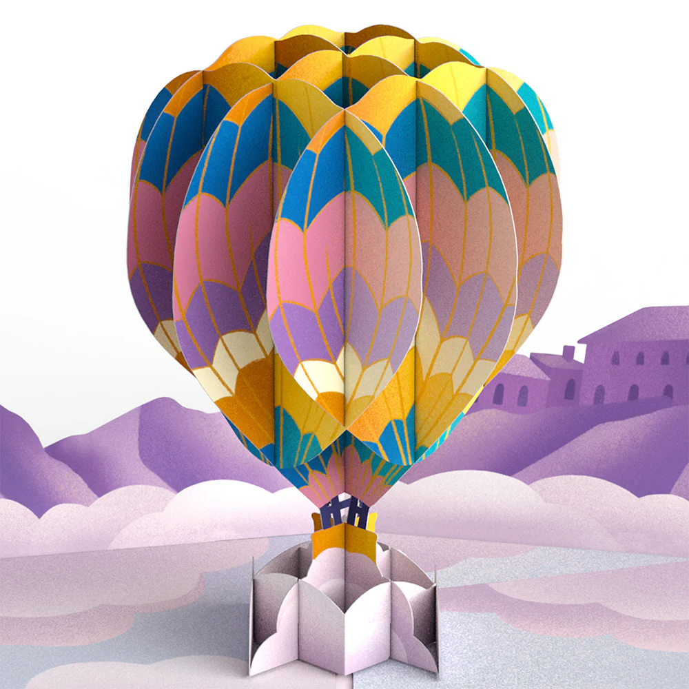 Adventure Awaits Hot Air Balloon Pop-Up Card - Image 2