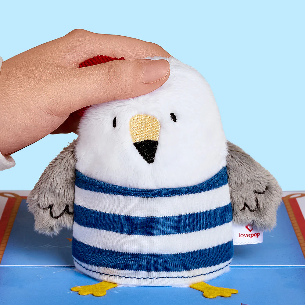 'Ahoy There' Birthday Plushpop Card and Sentiment Set - Image 3