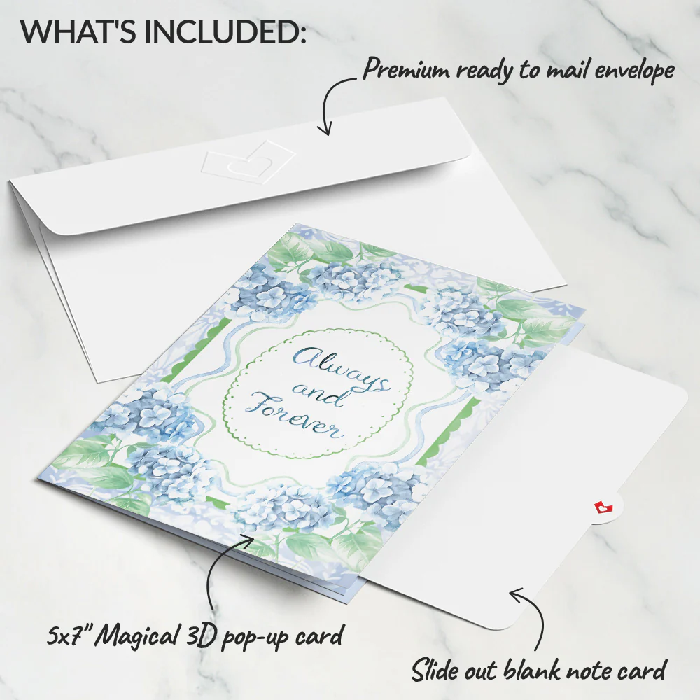 Always and Forever Swans Pop-Up Card - Image 5