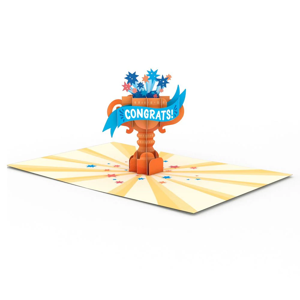 Amazing Congrats Trophy: Paperpop® Card - Image 3