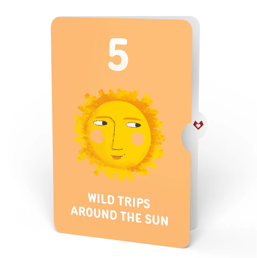Another Trip Around the Sun 5th Birthday Light-Up Pop-Up Card and Sentiment Set - Image 4