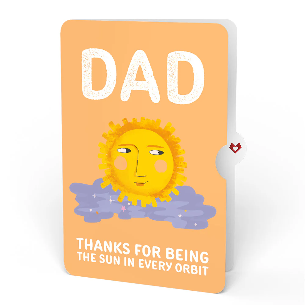 Another Trip Around the Sun Birthday Light-Up Pop-Up Card and Sentiment Set for Dad - Image 4