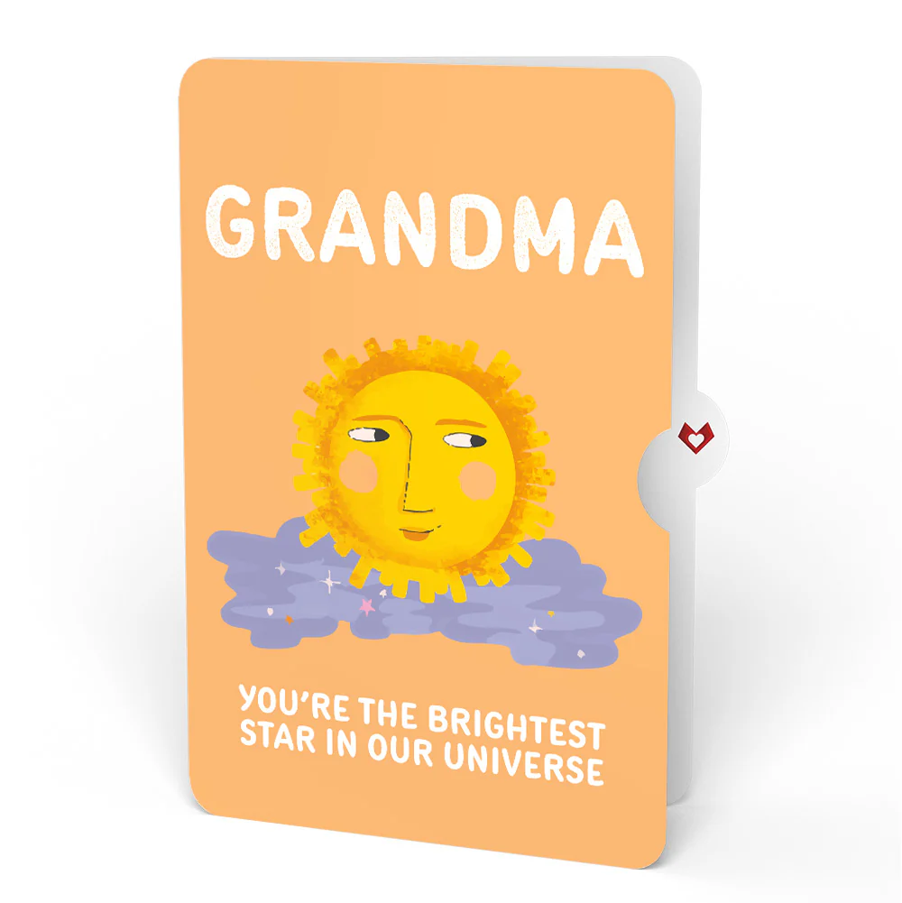 Another Trip Around the Sun Birthday Light-Up Pop-Up Card and Sentiment Set for Grandma - Image 4