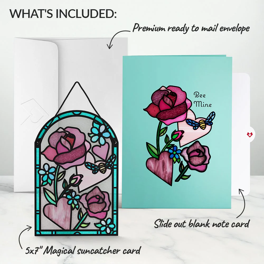 Bee Mine Suncatcher Card - Image 6
