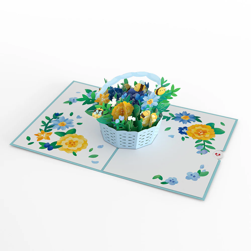 Bee-utiful Flower Patch Pop-Up Card - Image 3