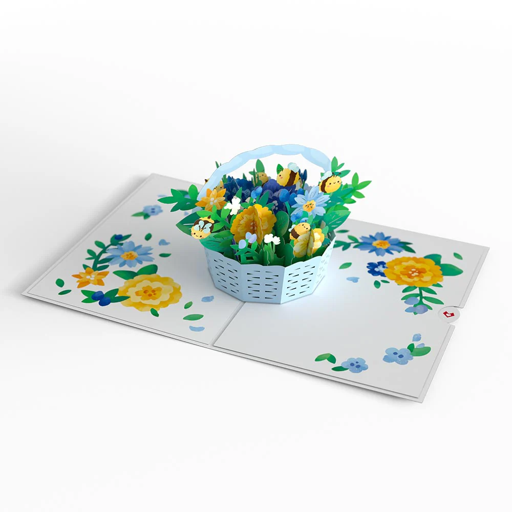 Beelieve Bee-utiful Flower Patch Pop-Up Card - Image 3