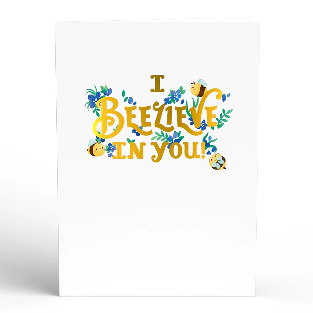 Beelieve Bee-utiful Flower Patch Pop-Up Card - Image 4