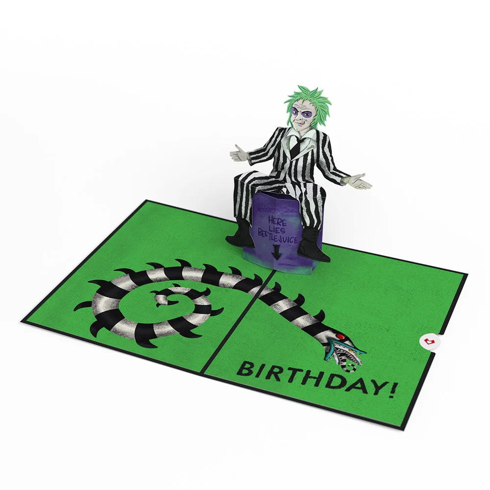 Beetlejuice Birthday! Birthday! Birthday! Pop-Up Card - Image 3
