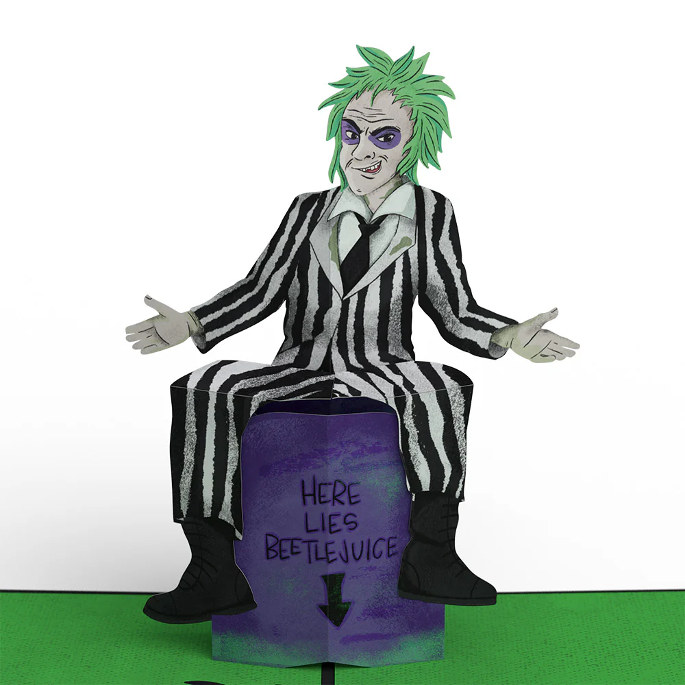 Beetlejuice Birthday Pop-Up Card & Bouquet Bundle - Image 3