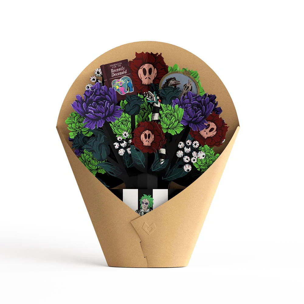 Beetlejuice Birthday Pop-Up Card & Bouquet Bundle - Image 9