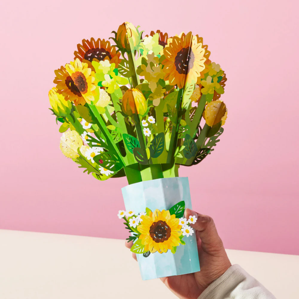 Berry Sweet Birthday Suncatcher Card & Pop-Up Bouquet Bundle - Image 10