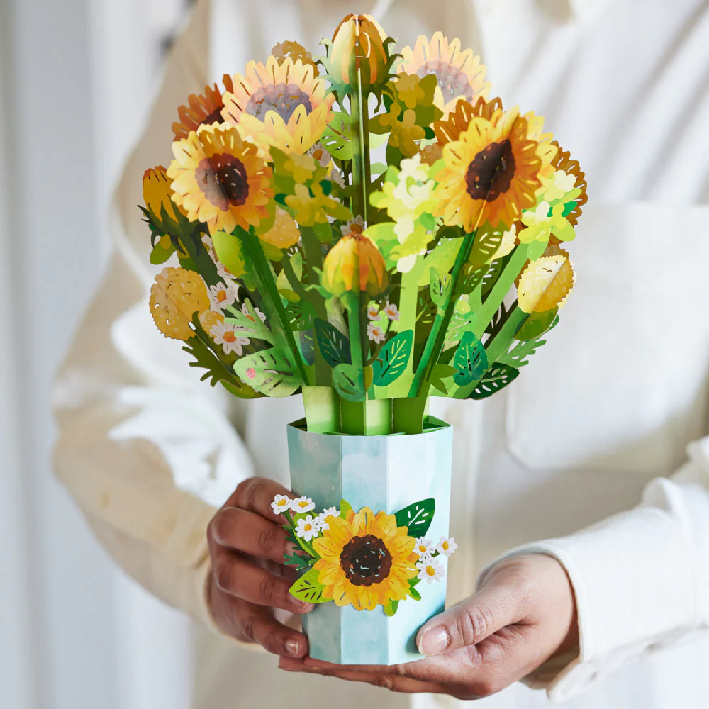 Berry Sweet Birthday Suncatcher Card & Pop-Up Bouquet Bundle - Image 7