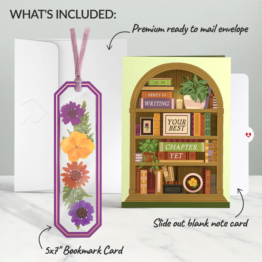 Best Chapter Yet Petal Pressed™ Bookmark Card - Image 6