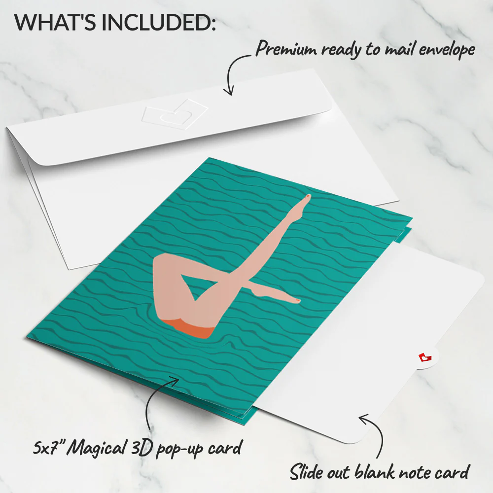 Better Together Artistic Swimmers Pop-Up Card - Image 6