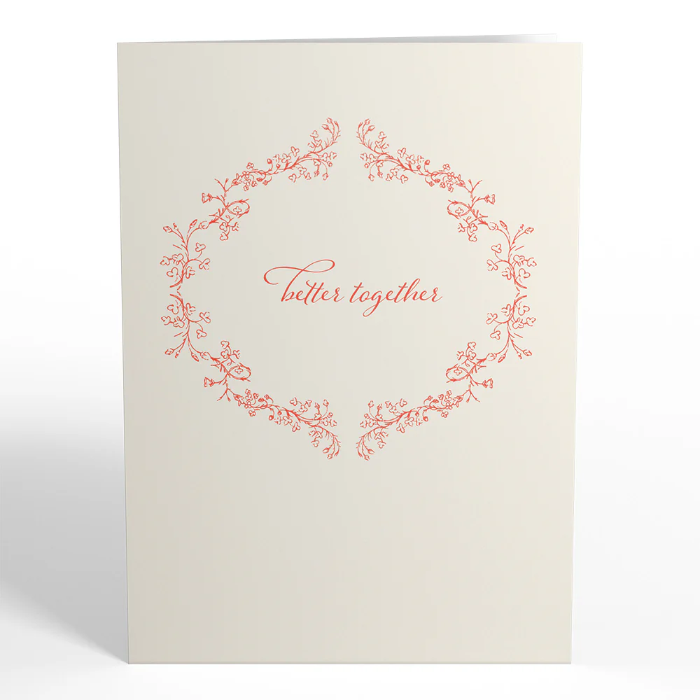 Better Together Mrs. & Mrs. Wedding Pop-Up Card - Image 4