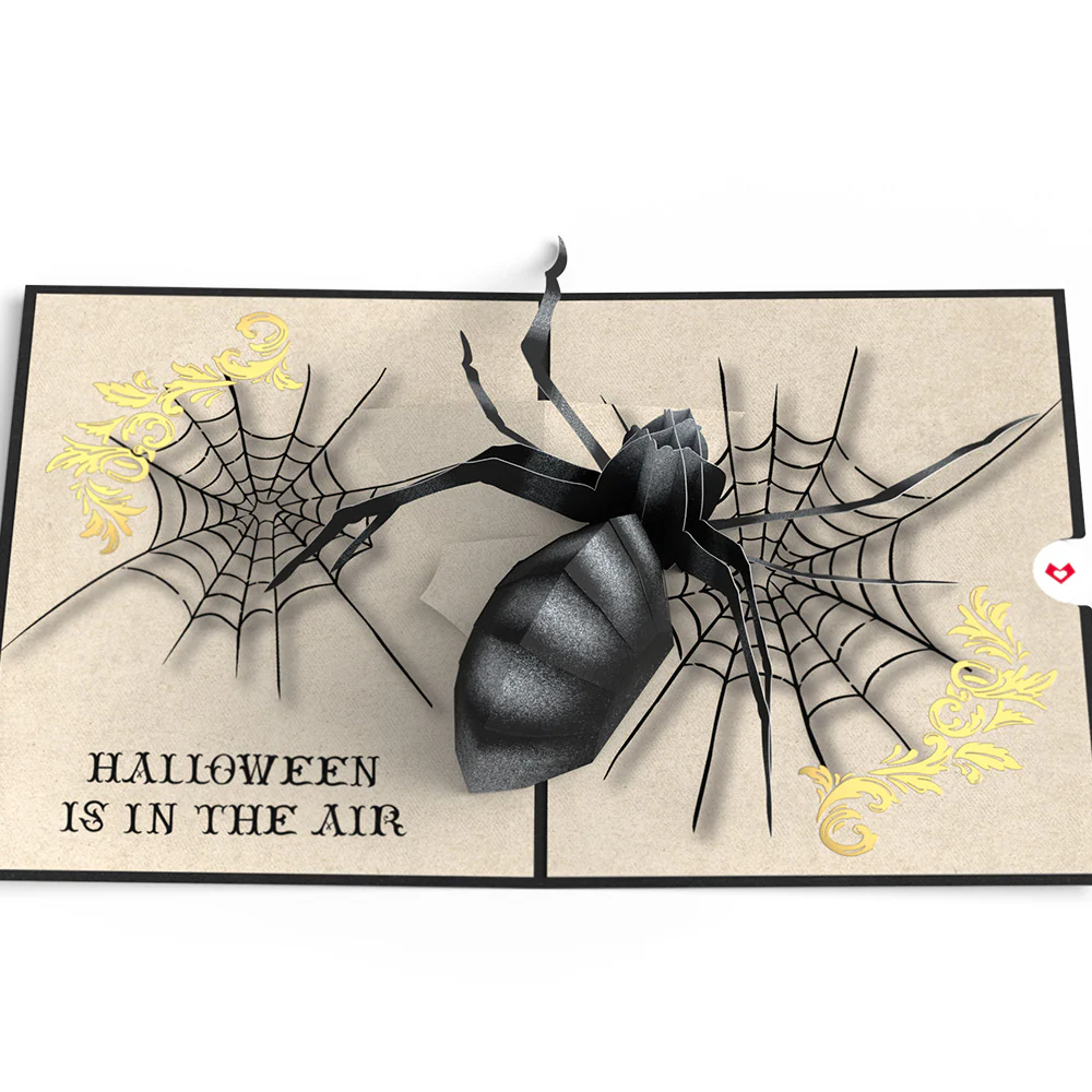 Beware Halloween Spider Pop-Up Card - Image 4