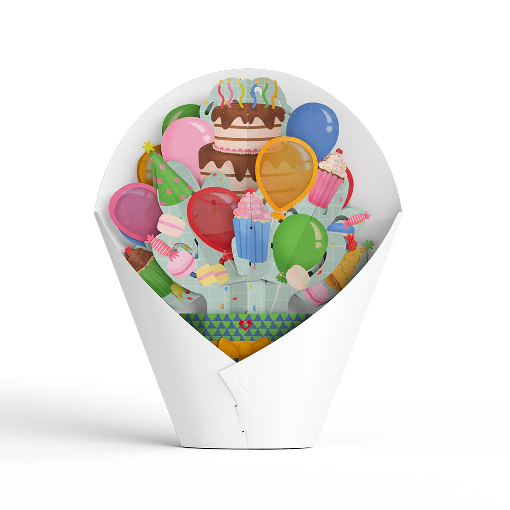 Birthday Bash Light-Up Bouquet - Image 5