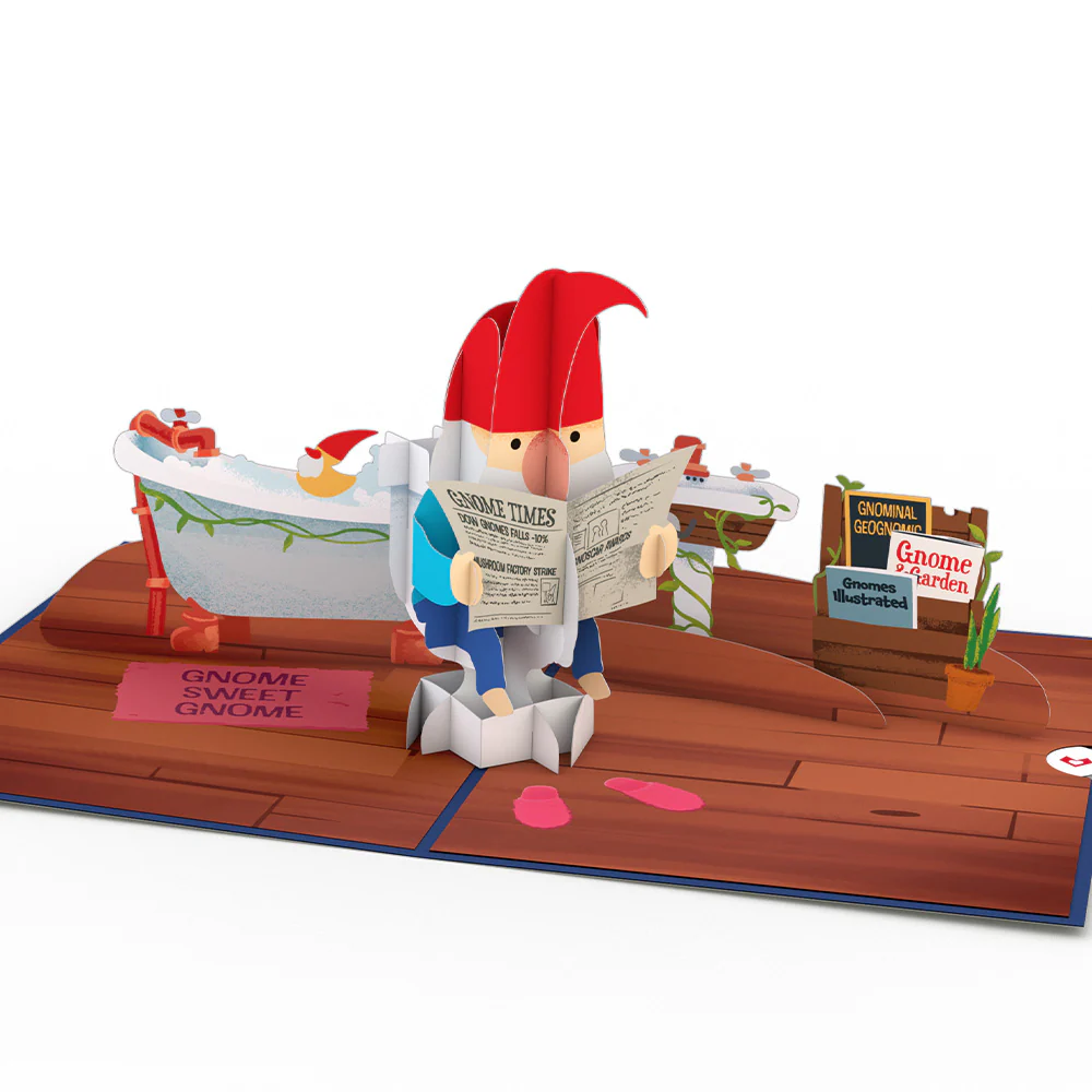 Birthday Gnome Pop-Up Card - Image 3