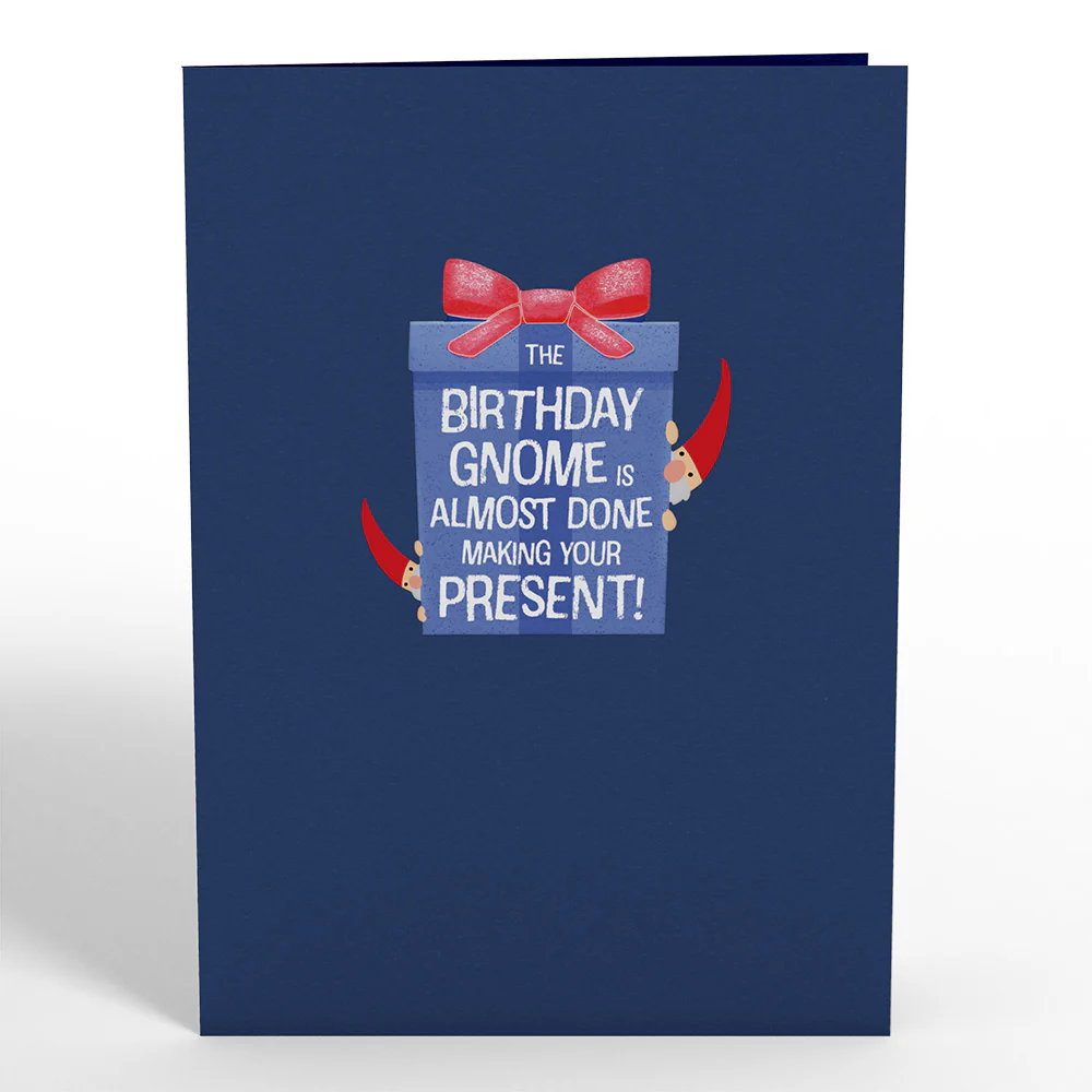 Birthday Gnome Pop-Up Card - Image 4