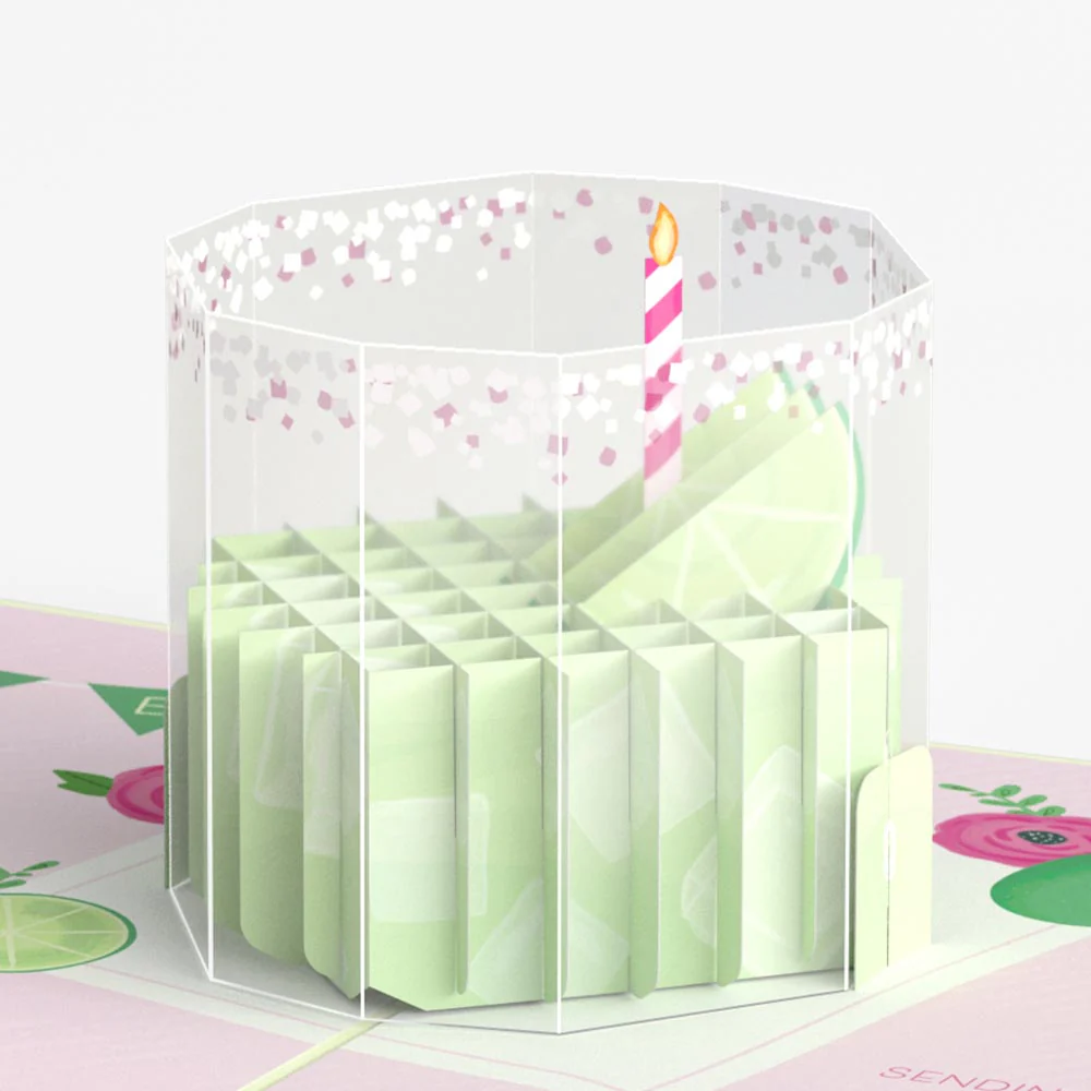 Birthday Margarita Pop-Up Card - Image 2