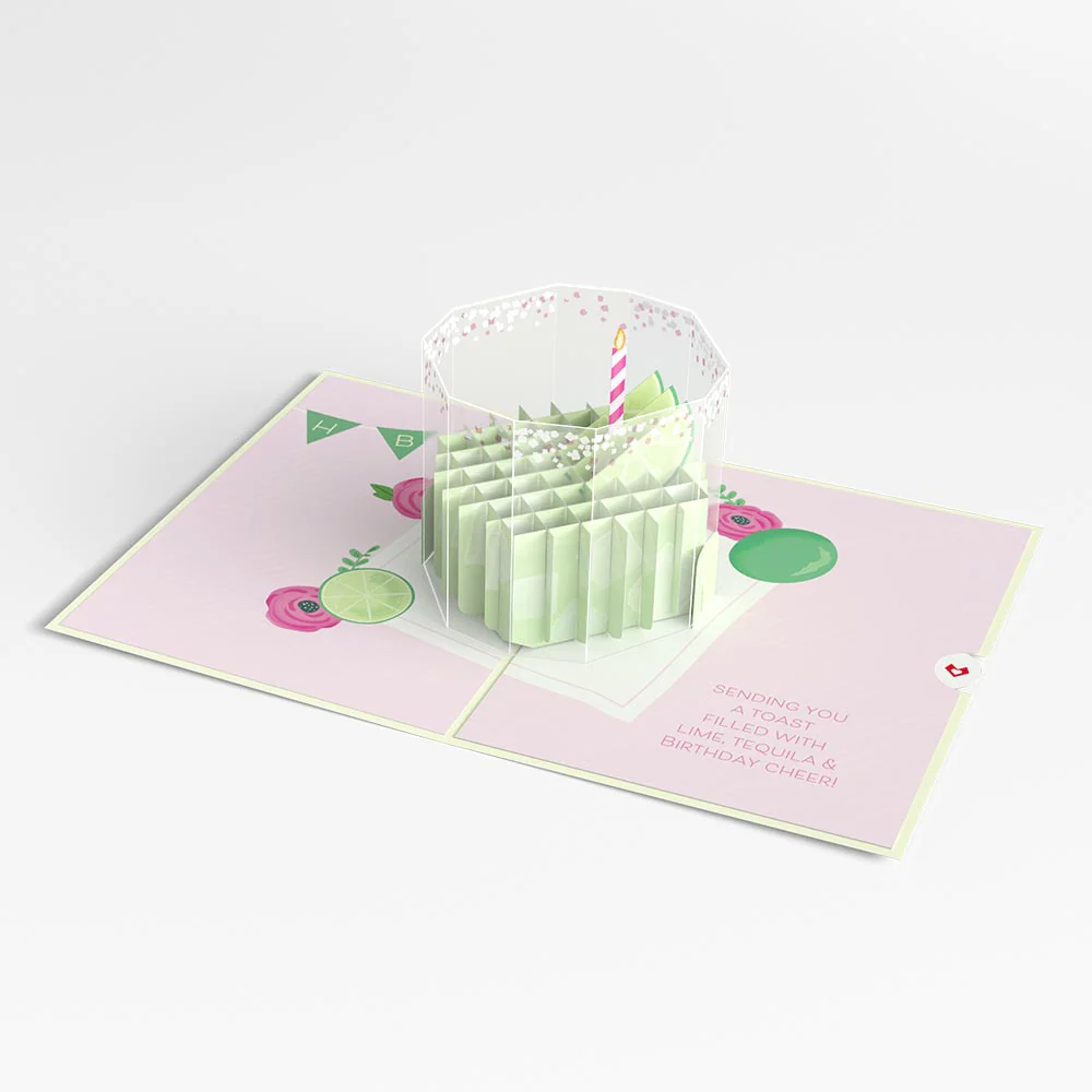 Birthday Margarita Pop-Up Card - Image 4