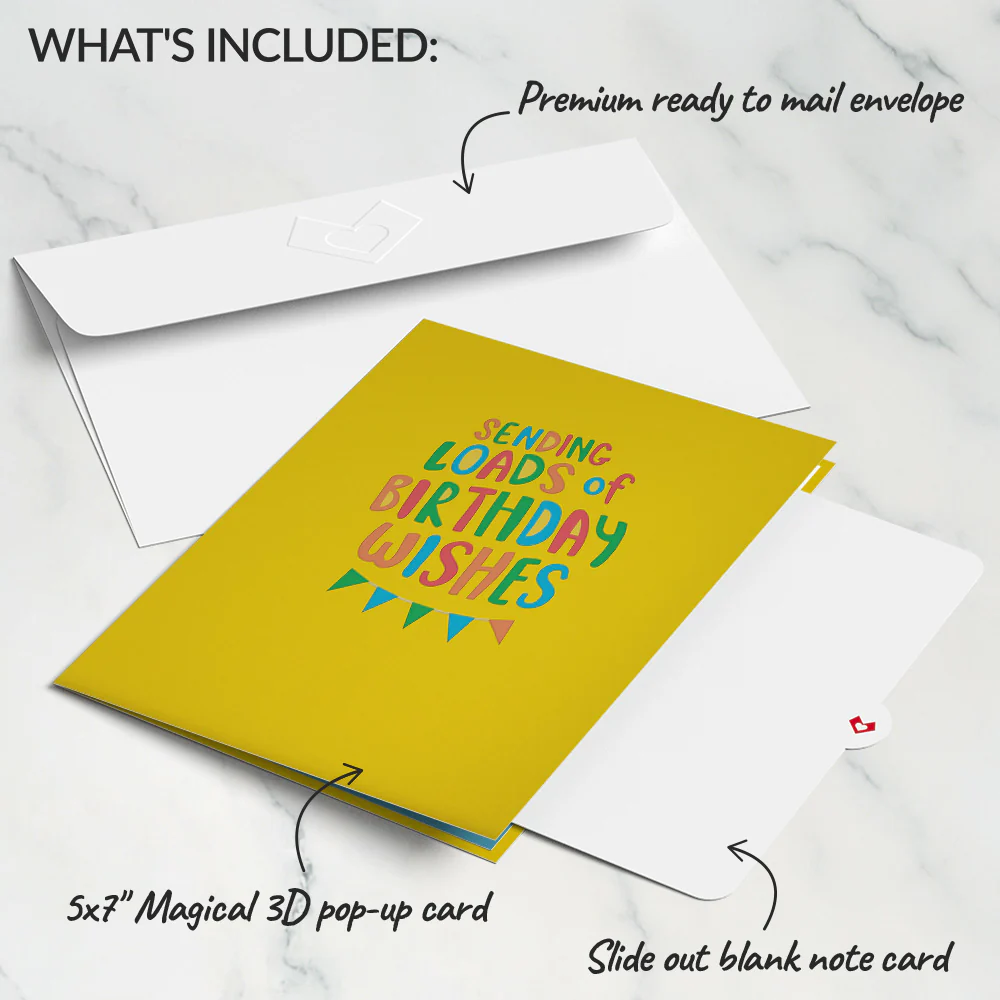 Birthday Truck Pop-Up Card - Image 5