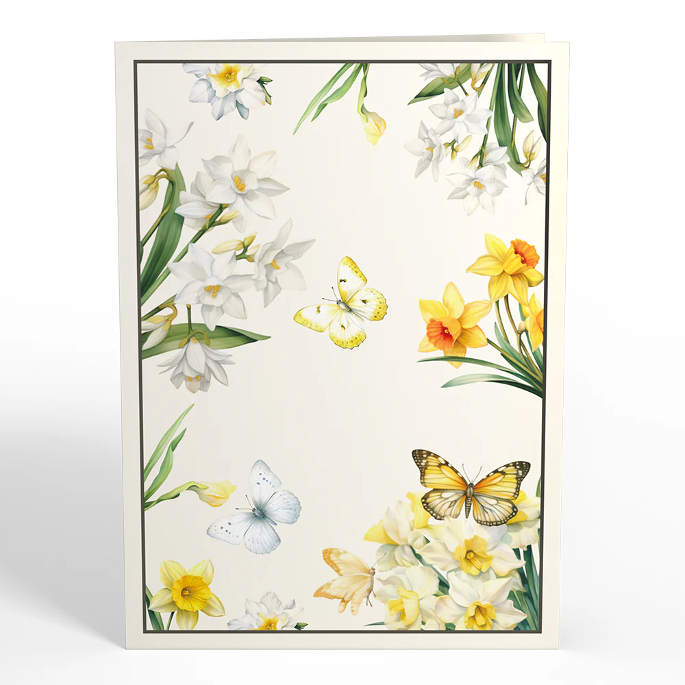 Born to Bloom: March Birth Month Flowers Pop-Up Card - Image 5