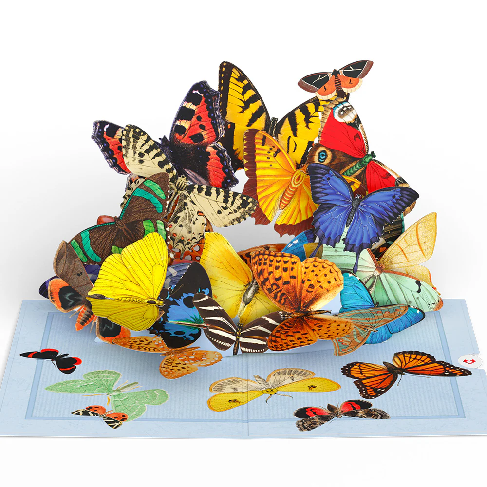 Butterflies in Flight Pop-Up Card - Image 3