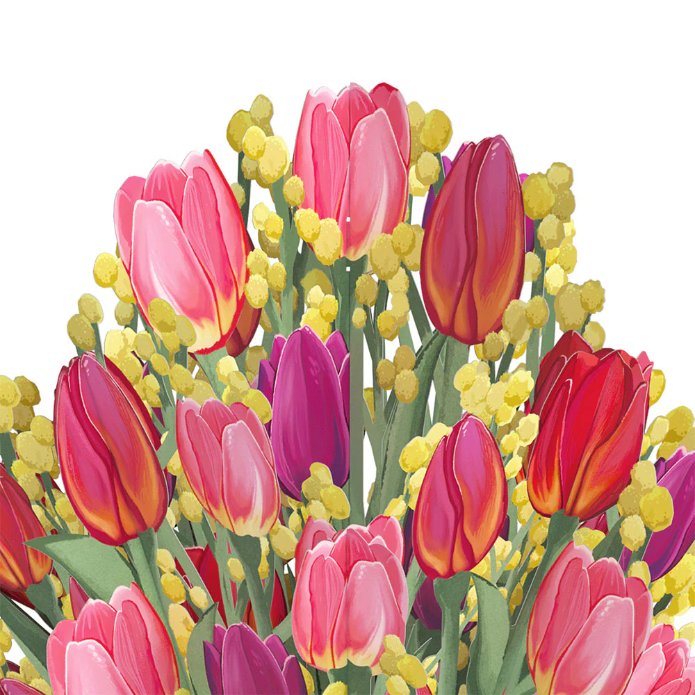 Cheerful Tulips Bouquet - Image 2
