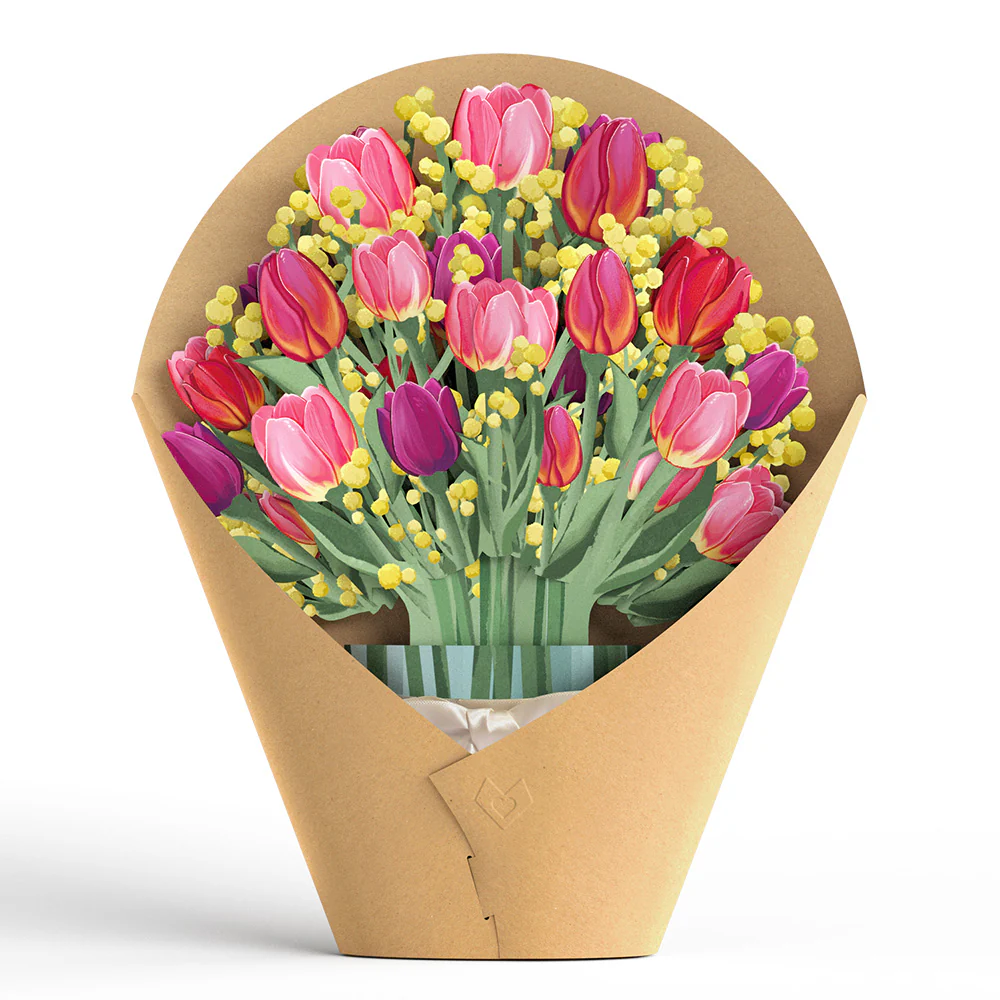 Cheerful Tulips Bouquet - Image 4