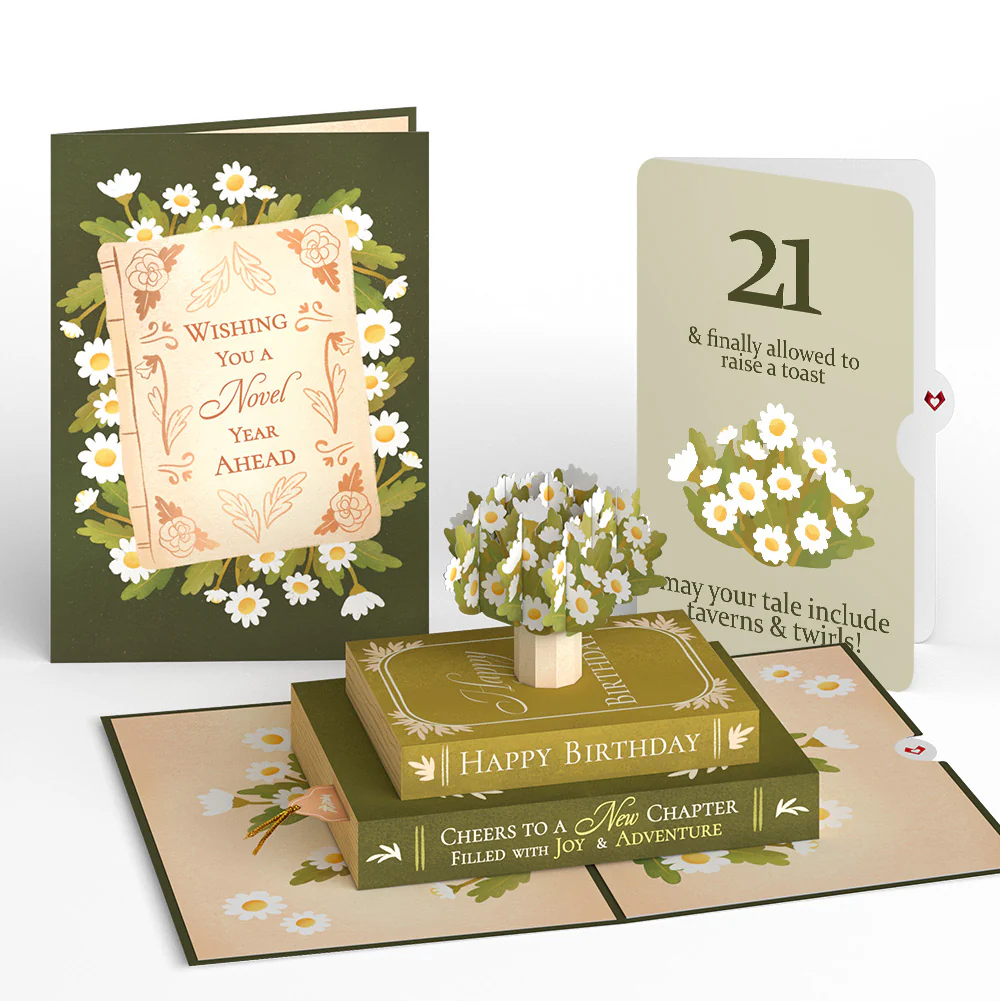 Cheers to a New Chapter 21st Birthday Pop-Up Card and Sentiment Set