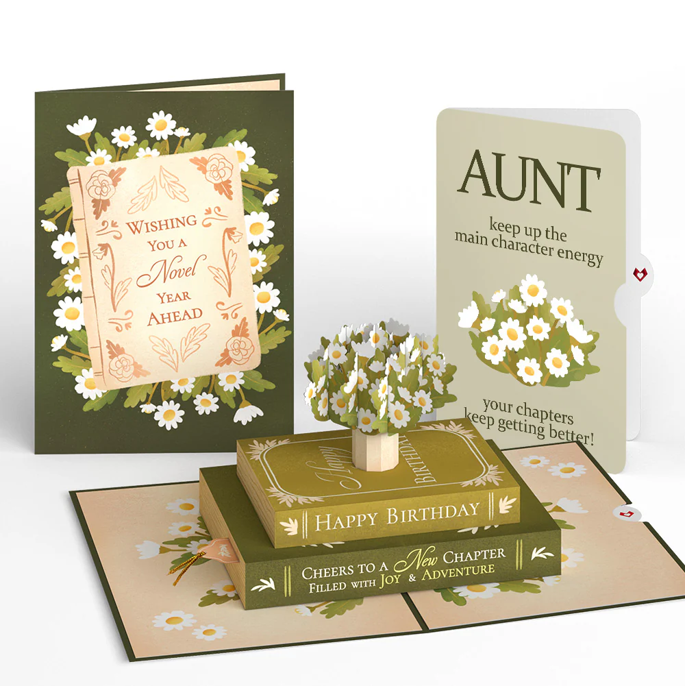Cheers to a New Chapter Birthday Pop-Up Card and Sentiment Set for Aunt