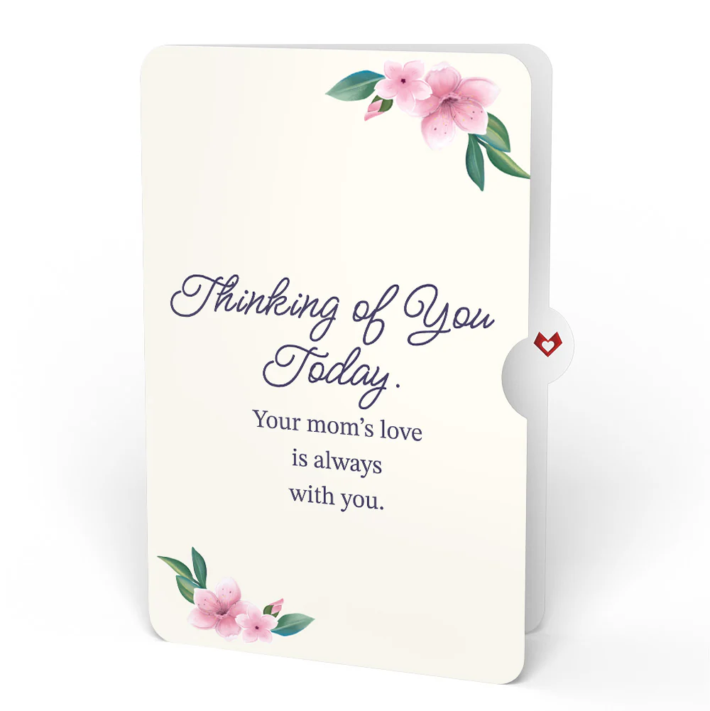 Cherry Blossom Basket with Cardinals Mother's Day Pop-Up Card and Thinking of You Today Sentiment Set - Image 4