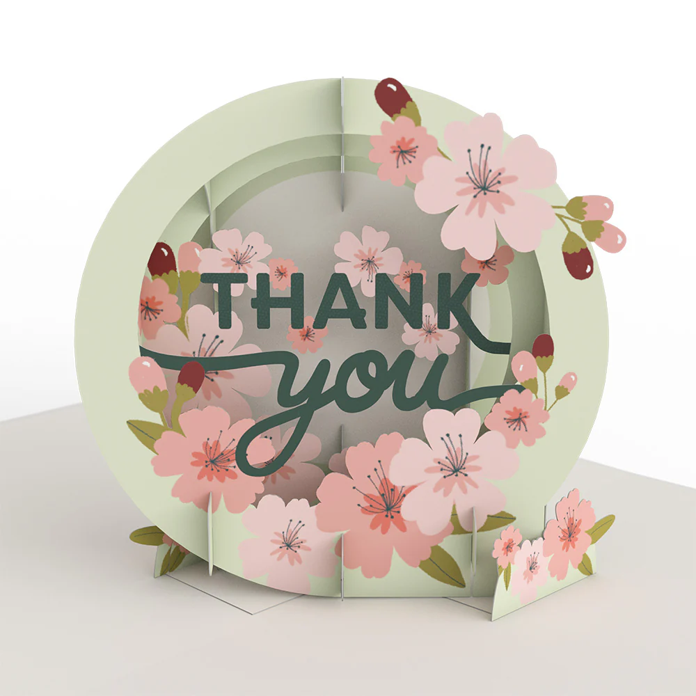 Cherry Blossom Thank You Box Set (12-Pack): Paperpop® Card - Image 5