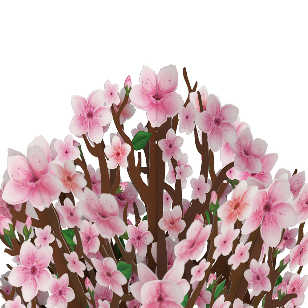 Cherry Blossom Valentine Bouquet and Sentiment Set for Grandmother - Image 3