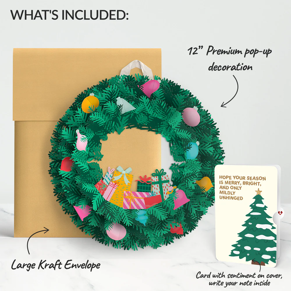 Christmas Joy Wreath and Blessing Tree Sentiment Set - Image 2