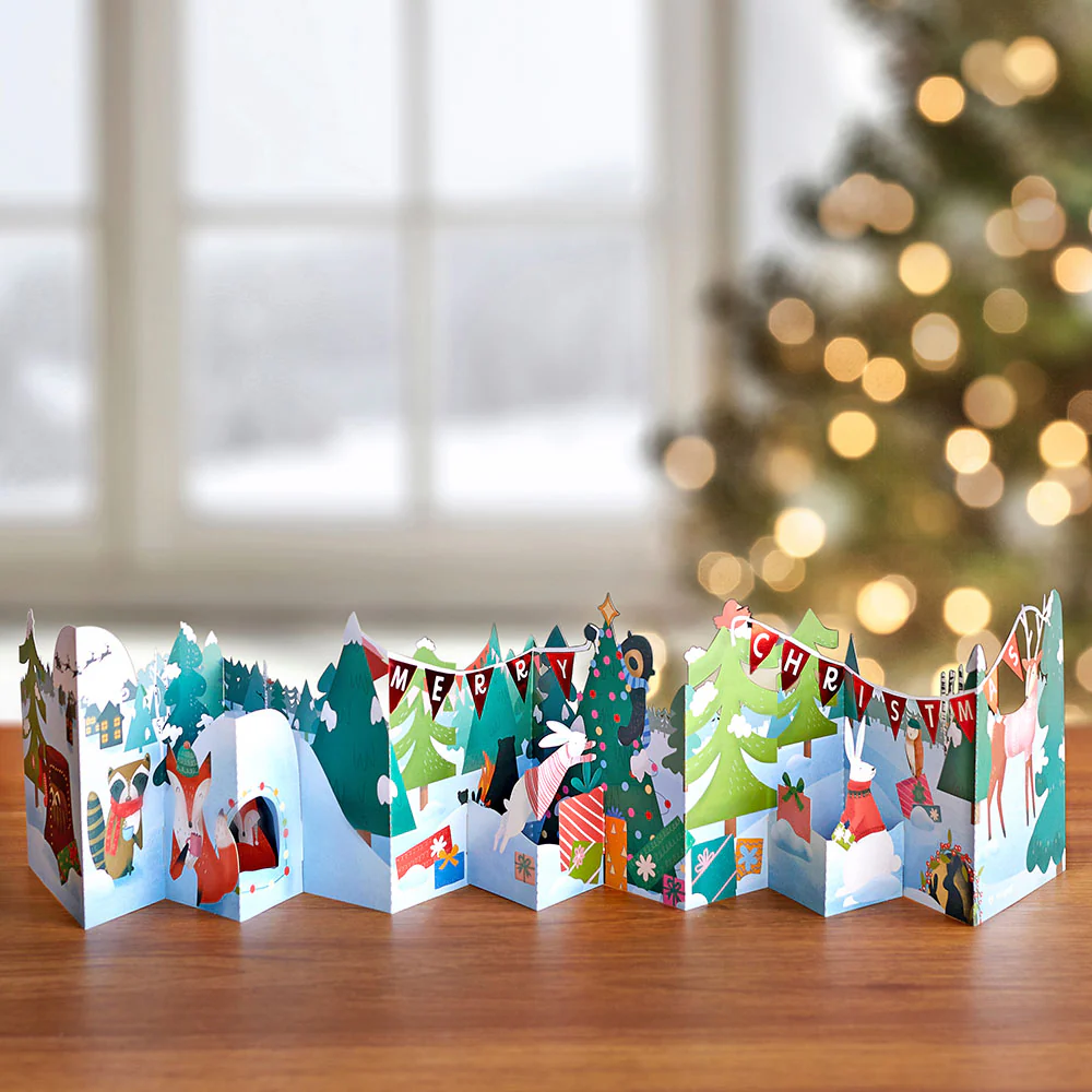 Christmas Loooooong Card™ 3-Pack (Expands to 2 feet) - Image 3
