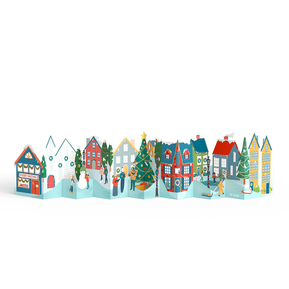 Christmas Loooooong Card™ 3-Pack (Expands to 2 feet) - Image 4