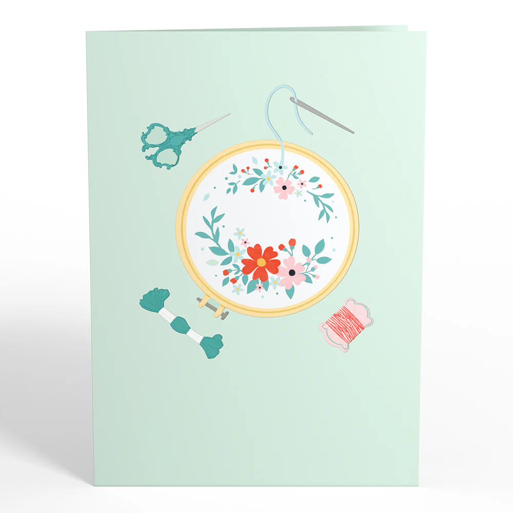 Classic Sewing Machine Pop-Up Card - Image 4