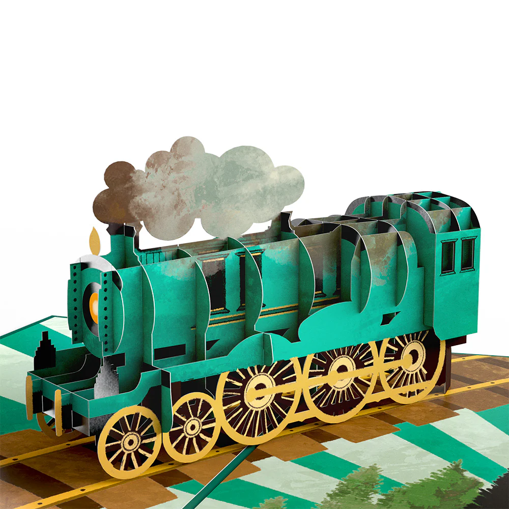 Classic Train Graduation Pop-Up Card and Sentiment Set - Image 3