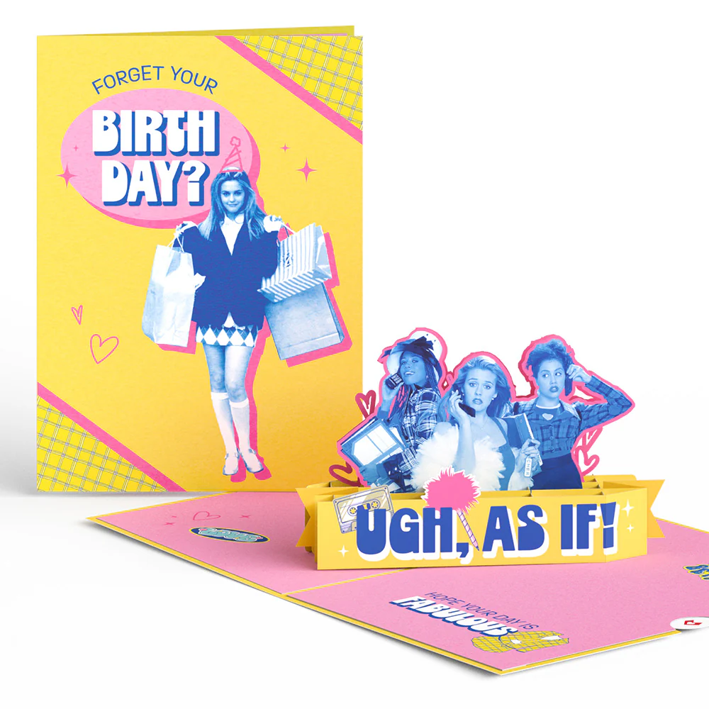 Clueless As If! Birthday Pop-Up Card