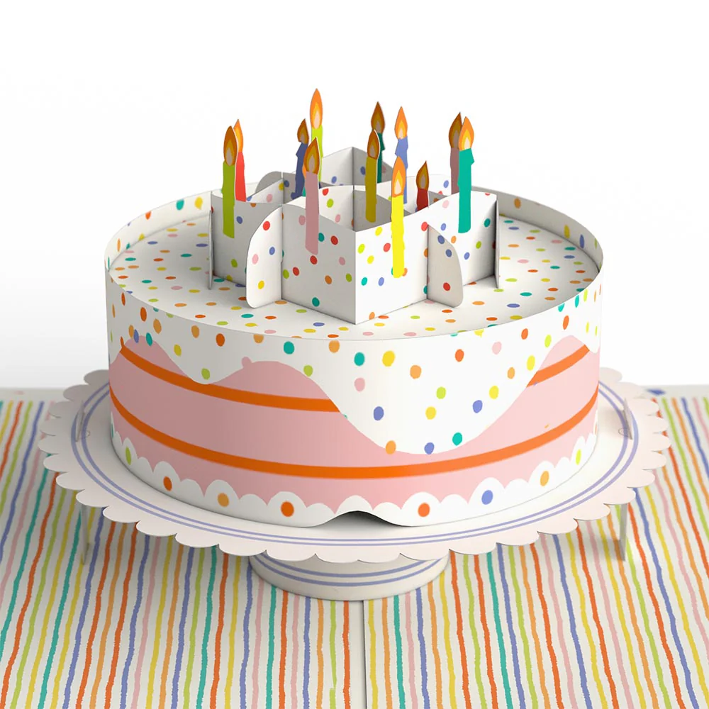 Confetti Cake Birthday Pop-Up Card and A Mid-life Crisis Sports Car Sentiment Set - Image 3