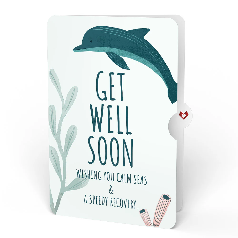 Coral Reef Wonders Get Well Soon Pop-Up Card and Sentiment Set - Image 4
