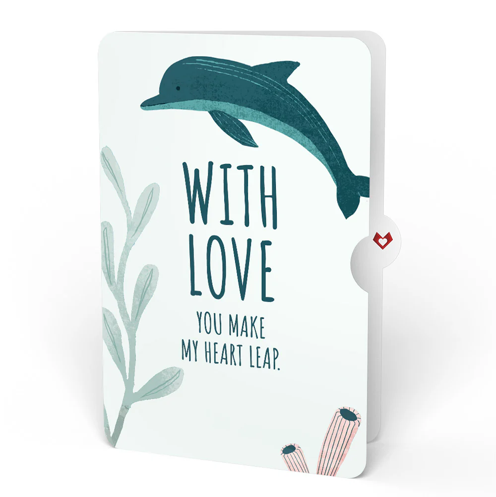 Coral Reef Wonders Love Pop-Up Card and Sentiment Set - Image 4