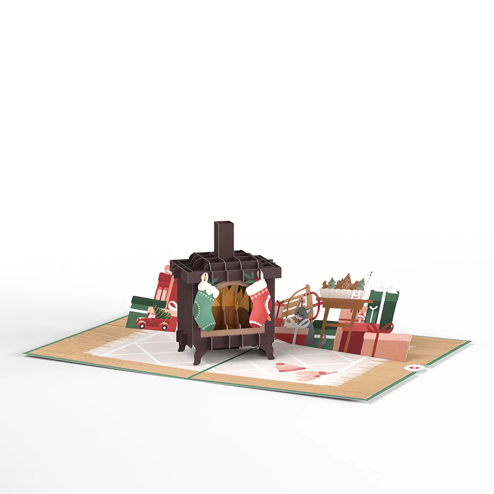 Cozy Holiday Pop-Up Card - Image 3