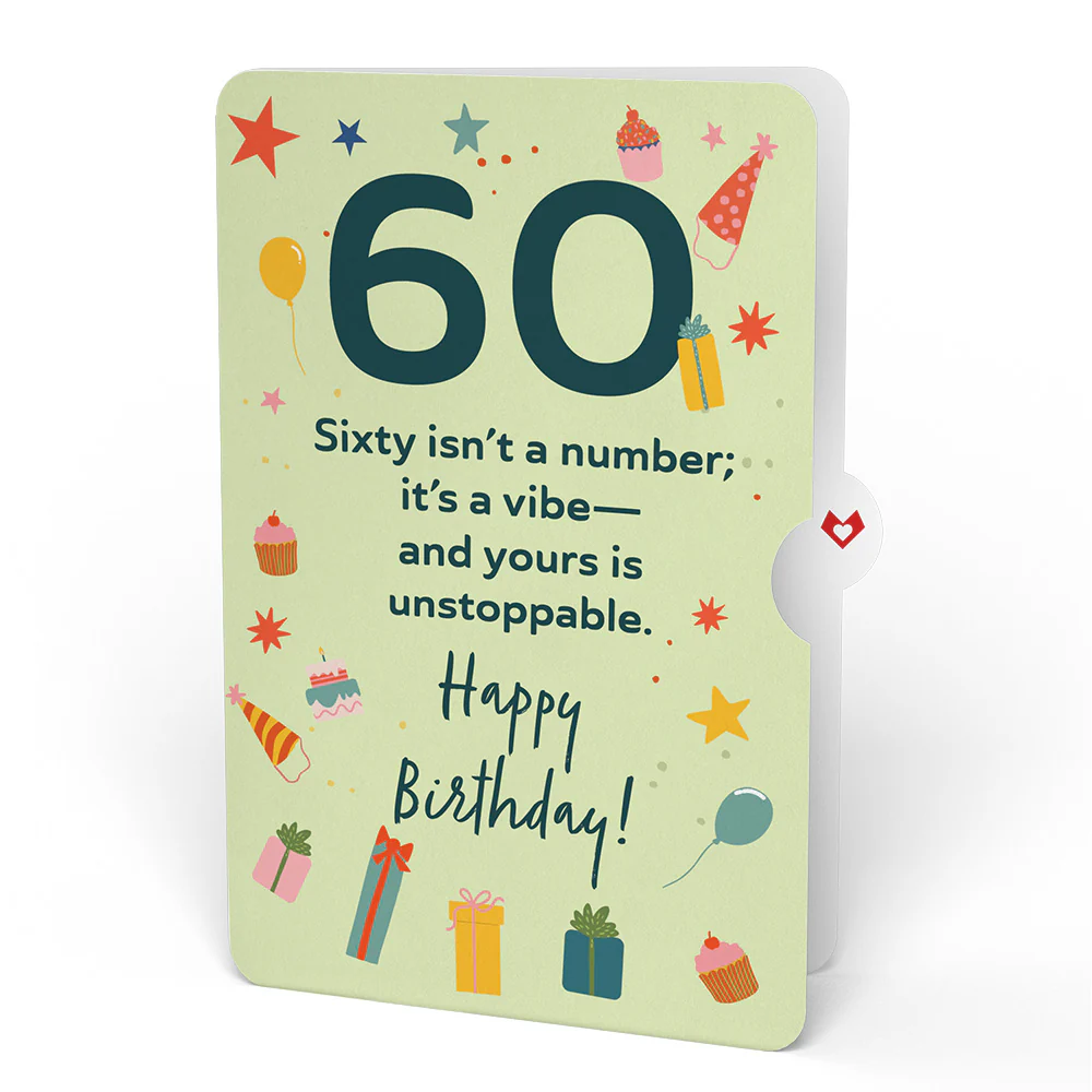 Woodland 60th Birthday Party Bouquet and Sentiment Set - Image 4