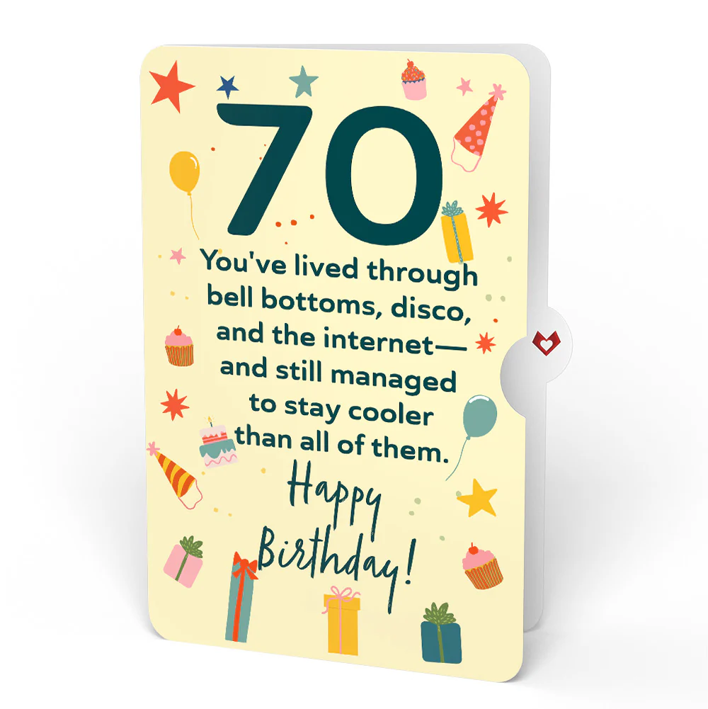 Woodland 70th Birthday Party Bouquet and Sentiment Set - Image 4